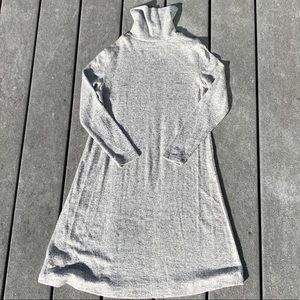 Turtle neck sweater dress